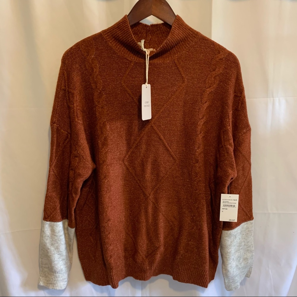 Burnt Red Como Vintage Sweater